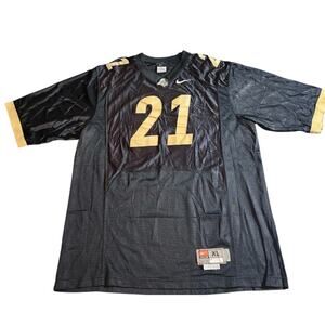 Nike Team Purdue Boilermakers #21 Football Jersey Black Men's Size XL